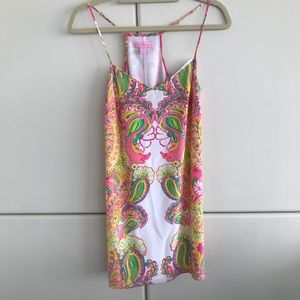 Lillly Pulitzer Dusk Dress Hotty Pink Size Sm